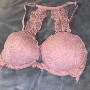 PINK Victoria's Secret Lace Bralette in Blush 36DD